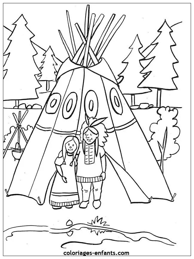 Teepee coloring page at getcolorings free printable colorings