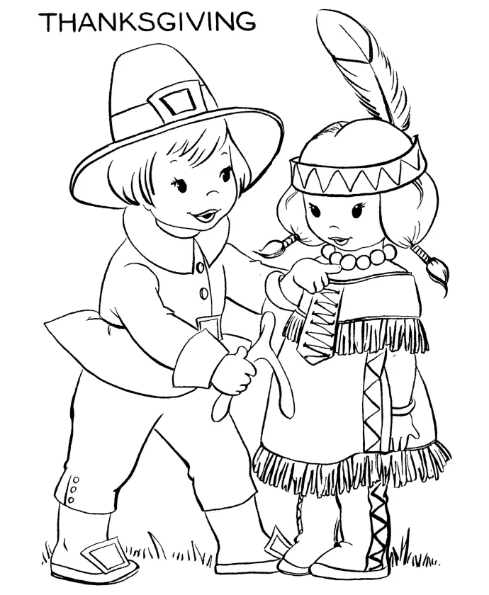 Thanksgiving coloring pages printable coloring page