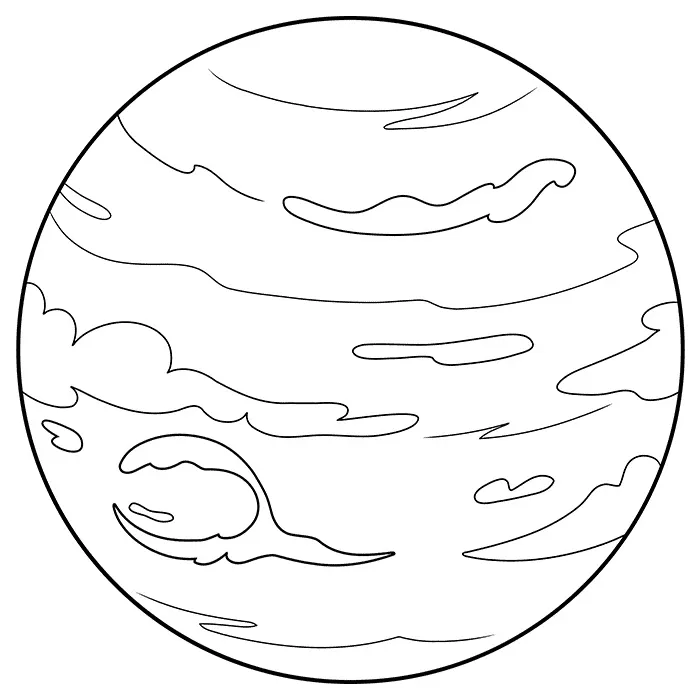 Neptune coloring page & coloring book. 6000+ coloring pages