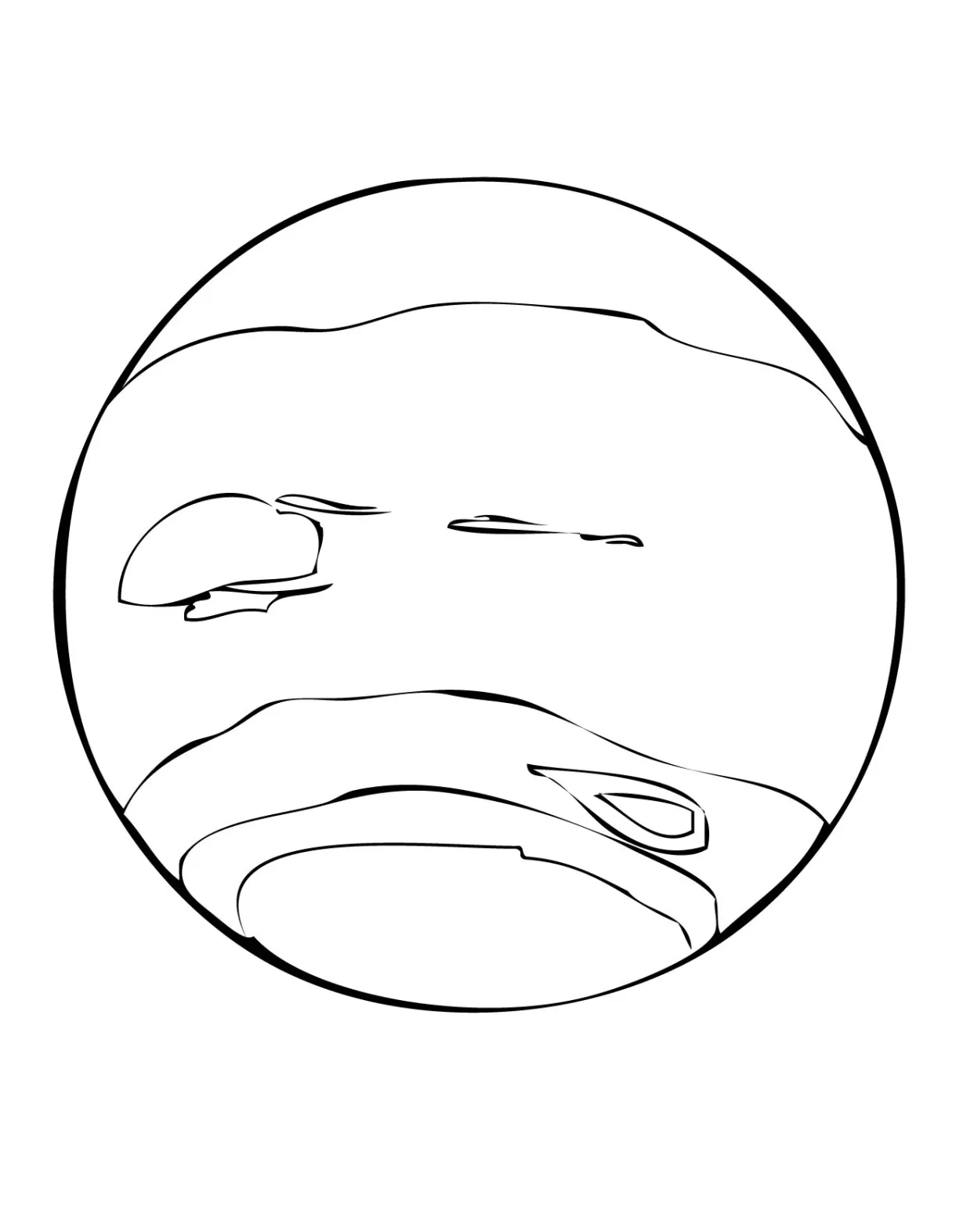 Neptune Planet Coloring Sheets Coloring Pages