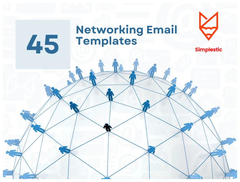 45 networking email example templates simplestic