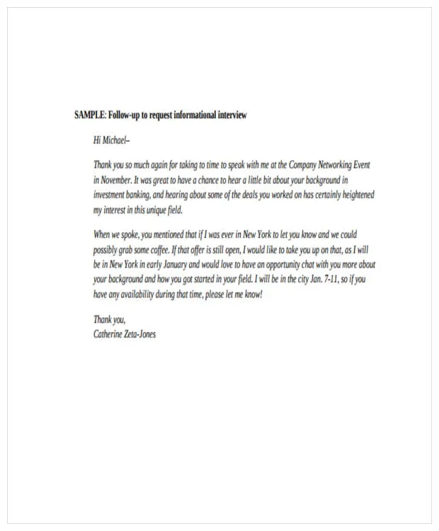 8+ networking email examples to download