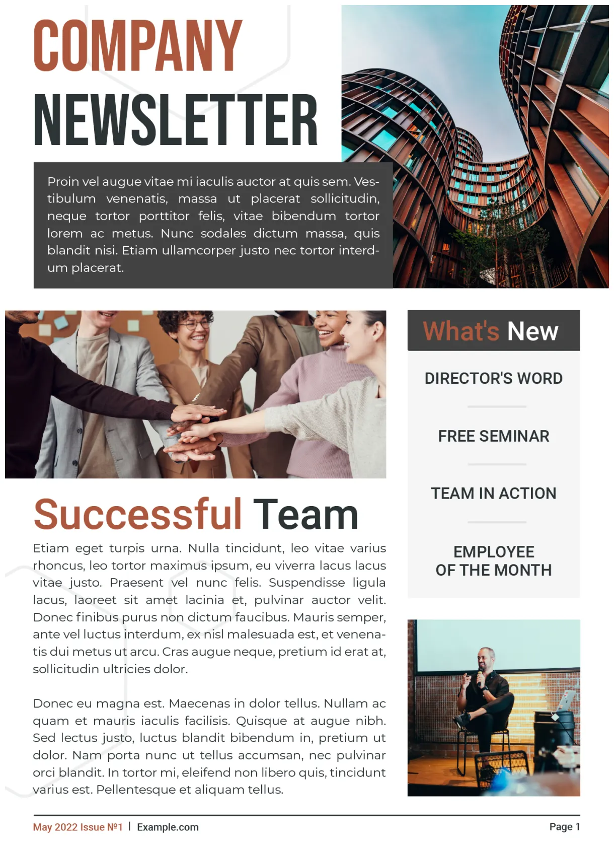 Newsletter template for google docs infoupdate