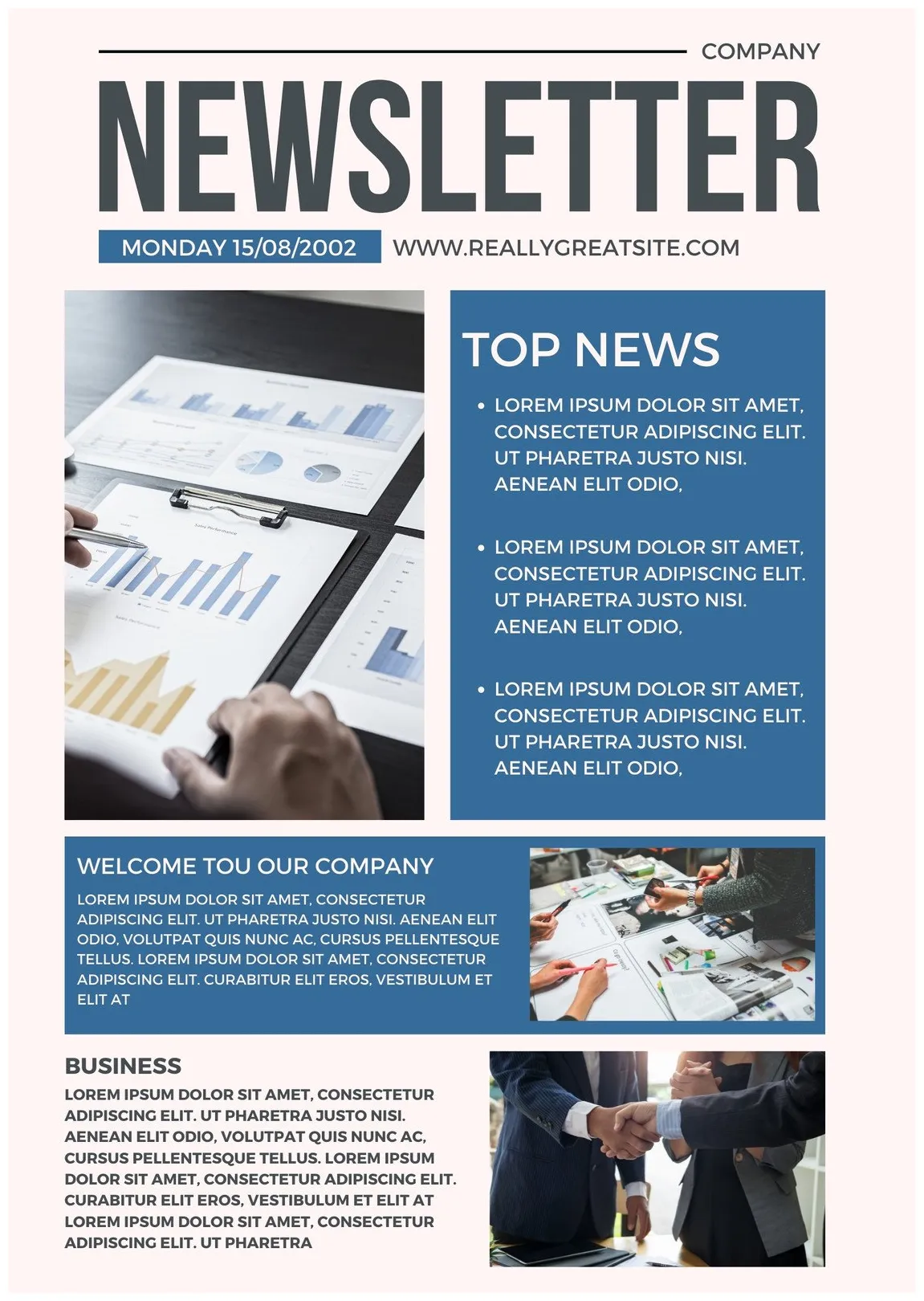 Free Printable Newsletter Templates: Easy Design! - Printables for Everyone