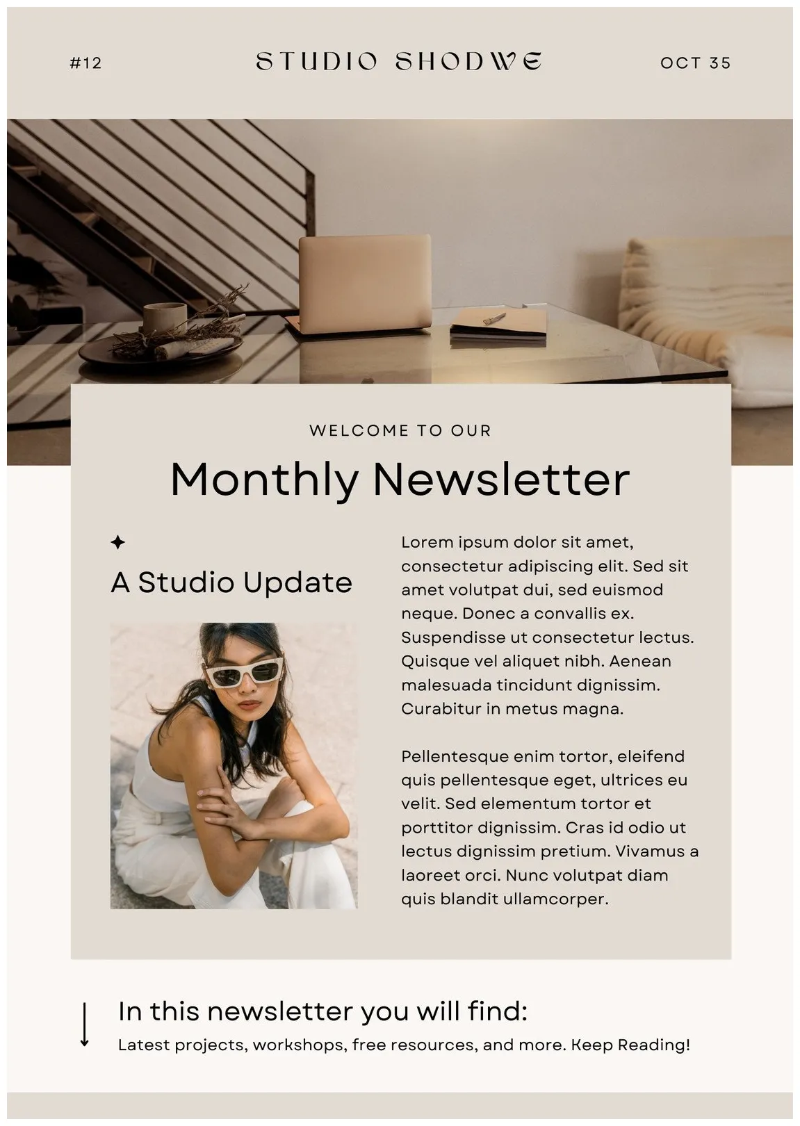 Format of news letter 100+ free newsletter templates for google docs