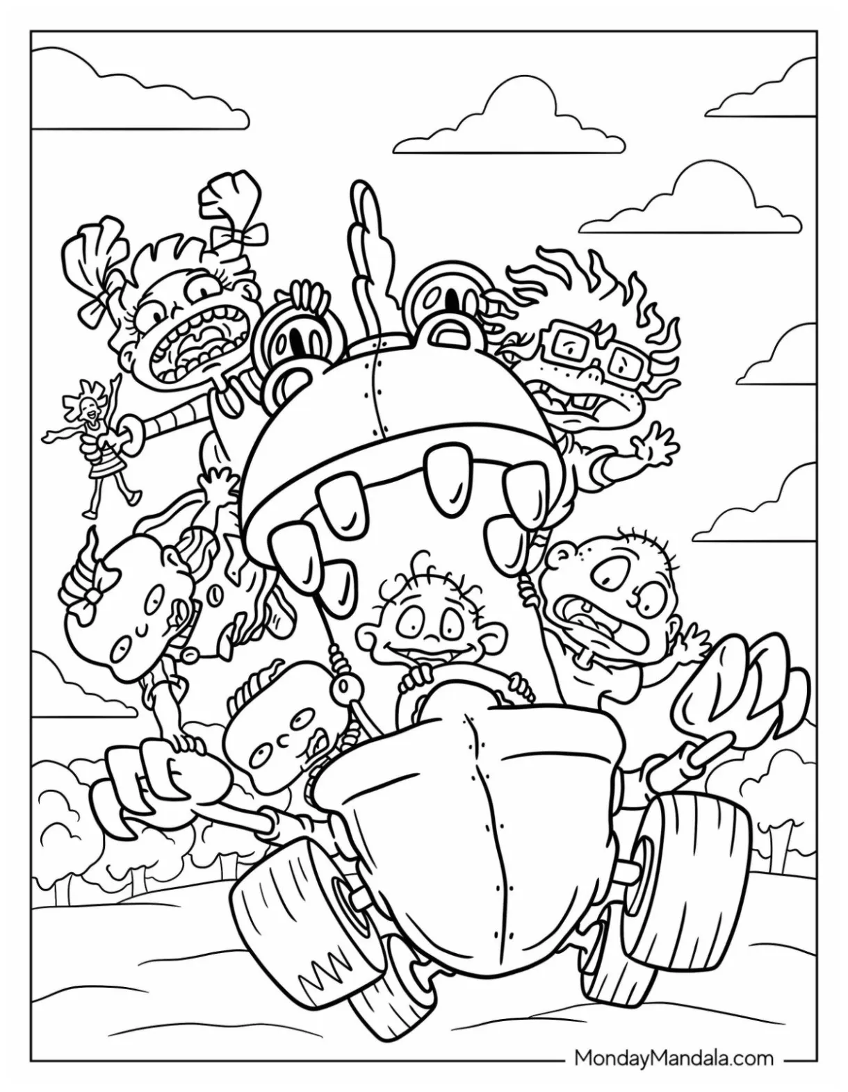 20 Nickelodeon Coloring Pages (Free PDF Printables)