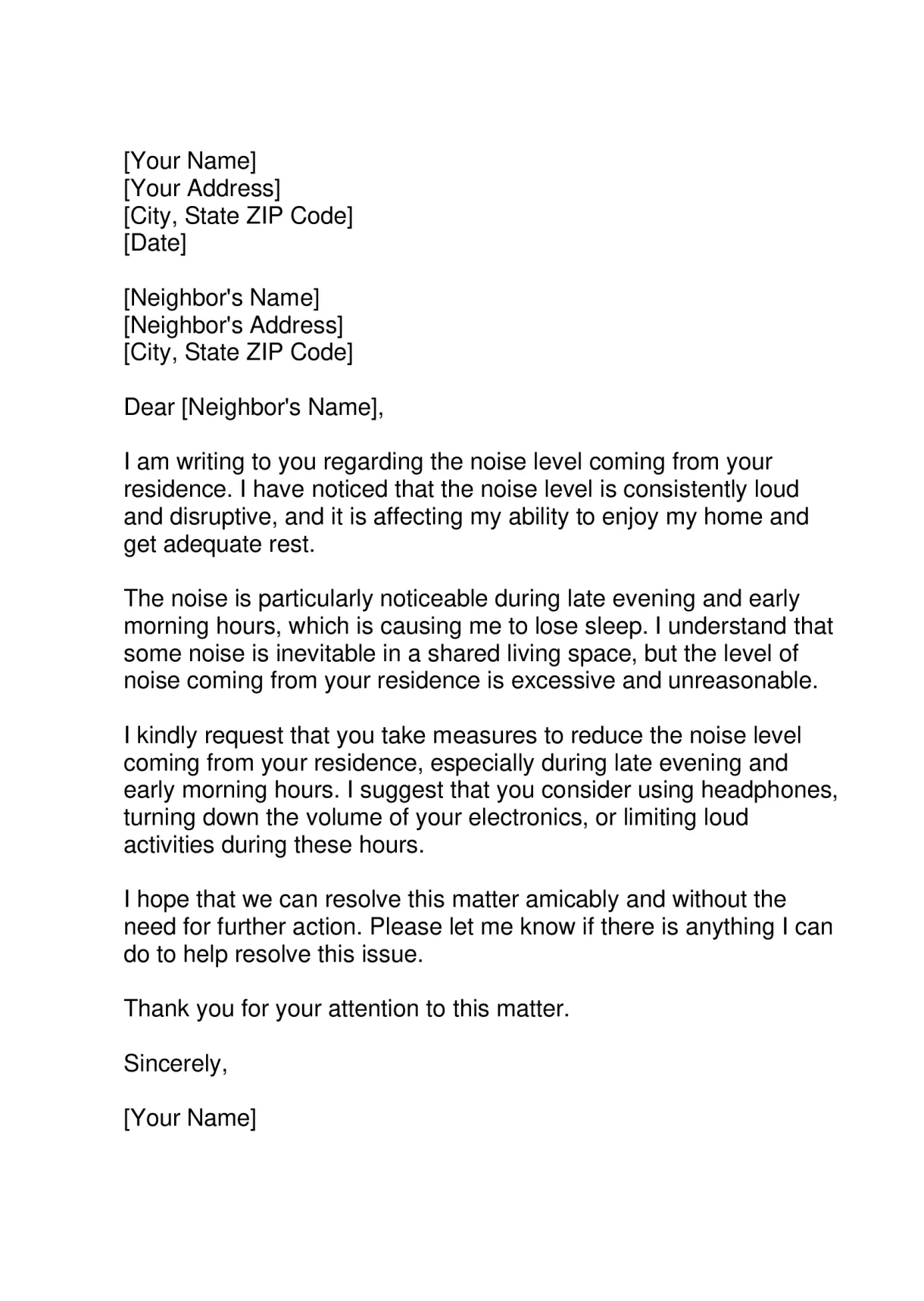 To neighbor forms docs 2023