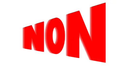 Scénario anticrise le prix du non