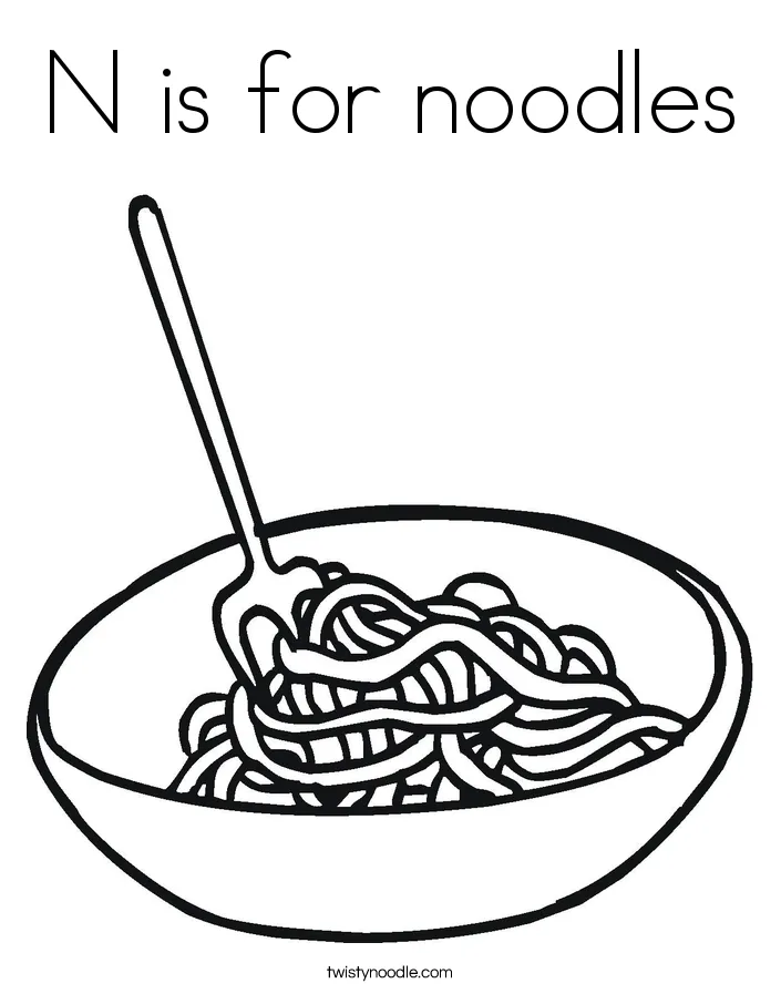 Twisty noodle coloring sheets coloring pages printable coloring page