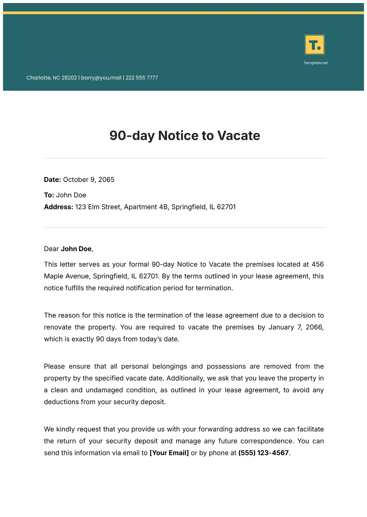 Free 90-day template to edit online