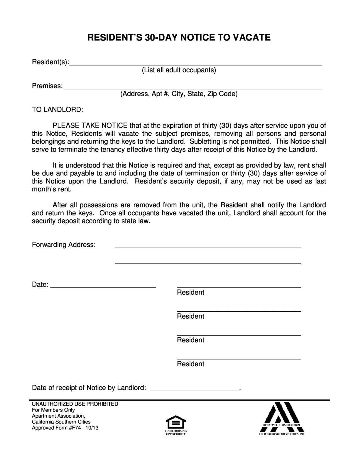 Printable 60 day printable templates