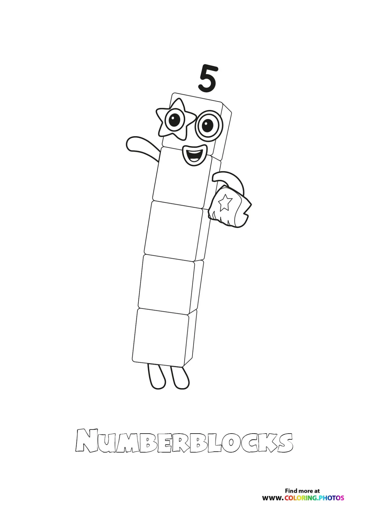 Numberblocks coloring pages for kids 100% free print or download