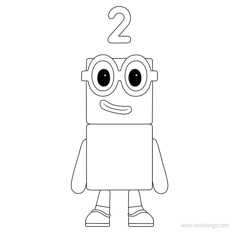 Number blocks free coloring pages coloring pages