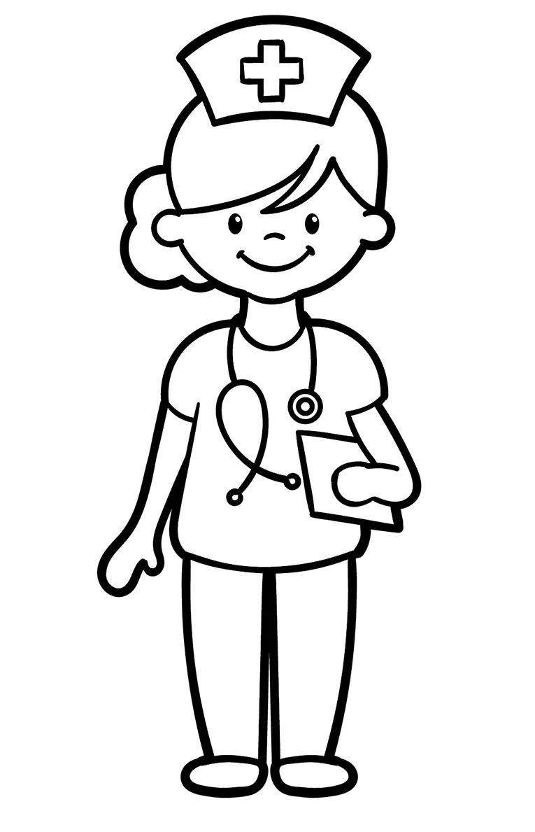 72 nurse coloring pages coloringpagesonly printable coloring page