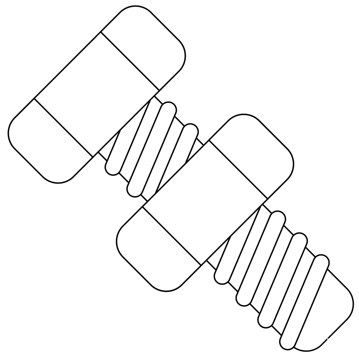 Nut and bolt emoji coloring page colouringpages