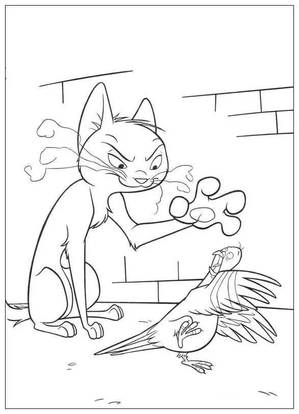 Kids-n-fun coloring page bolt bolt
