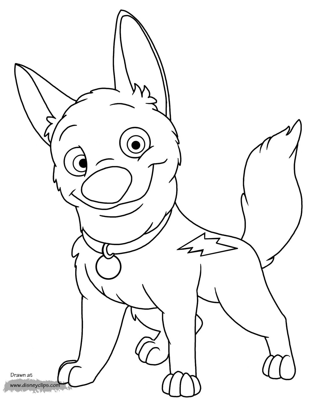 Bolt coloring pages to download and print for free