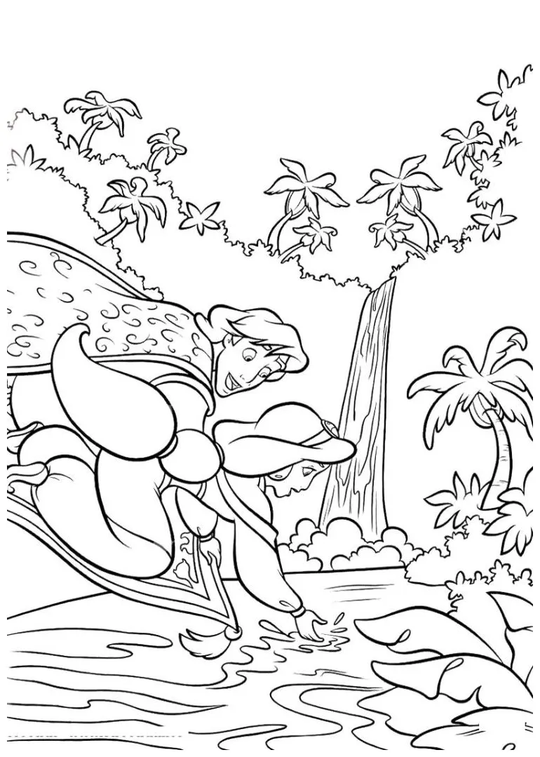 Desert coloring coloring pages