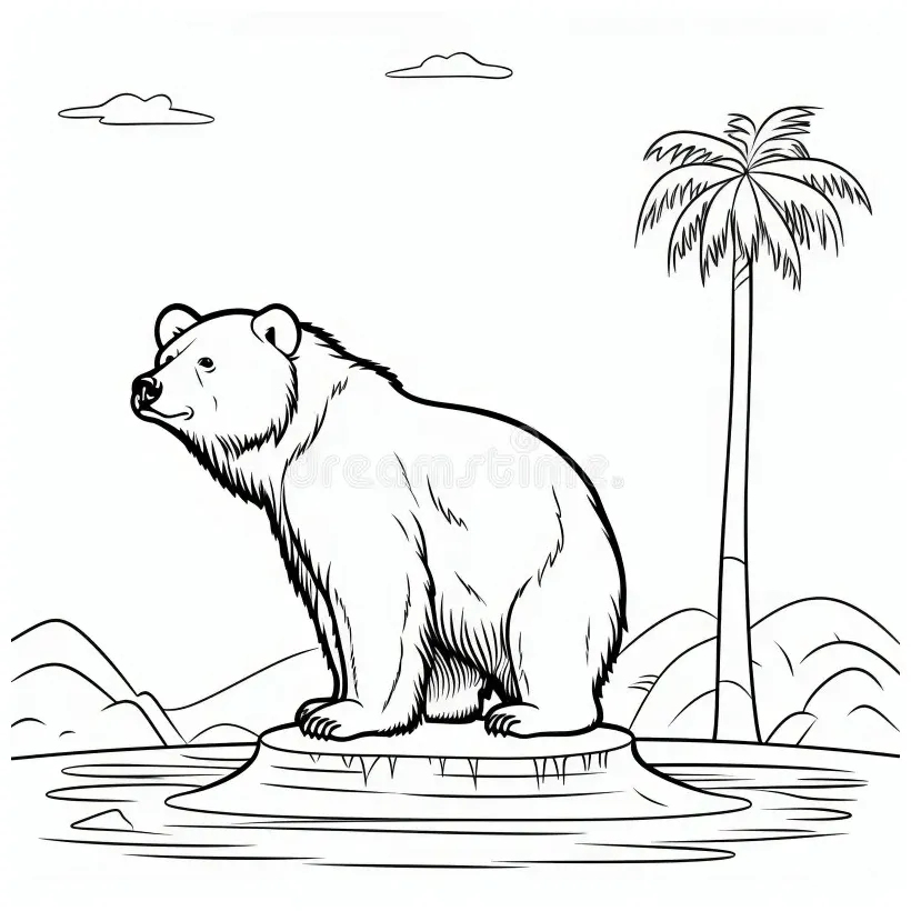 Bear on download, print or color online for free
