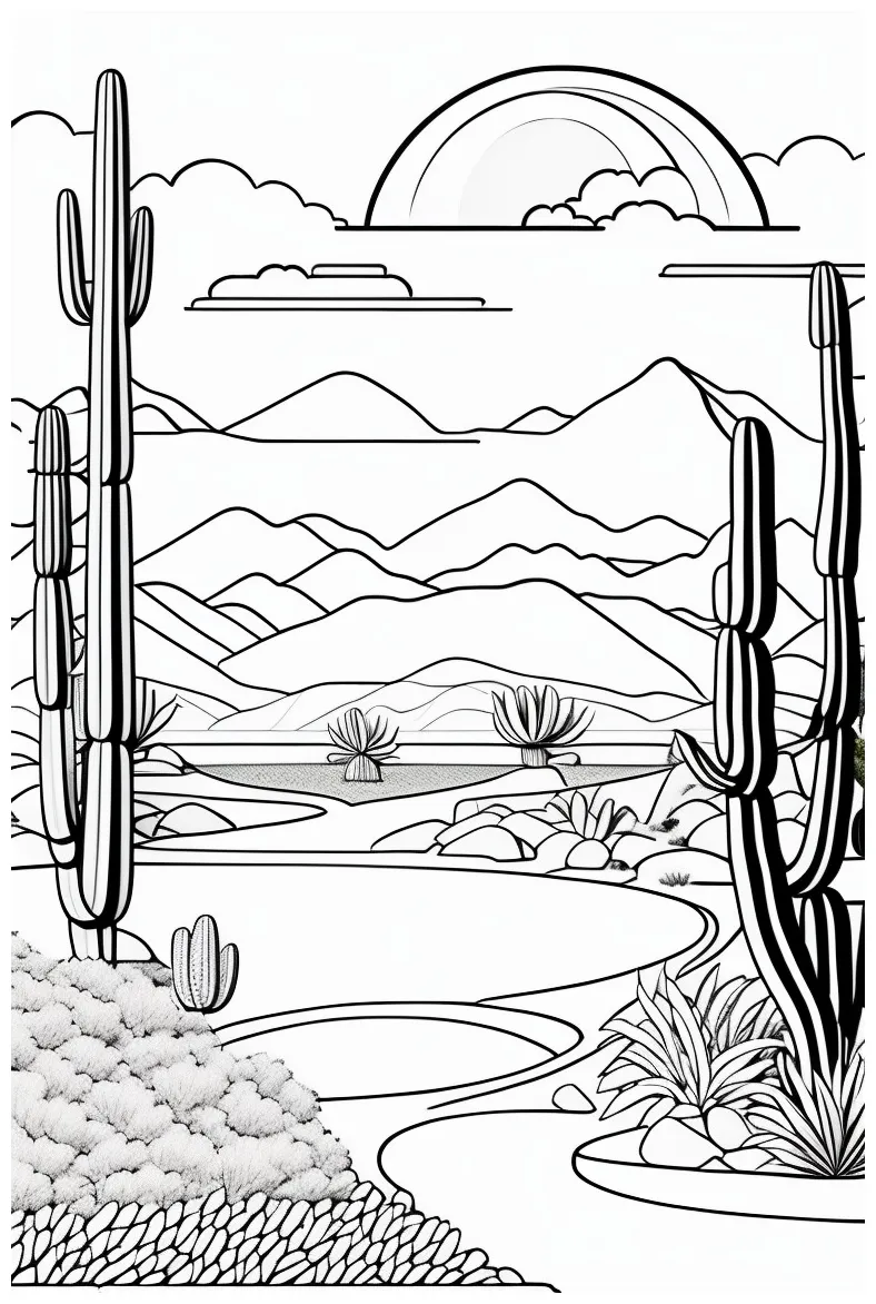 Lexica desert download, print or color online for