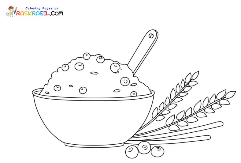 Oatmeal Coloring Pages