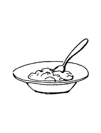Oatmeal Coloring Pages