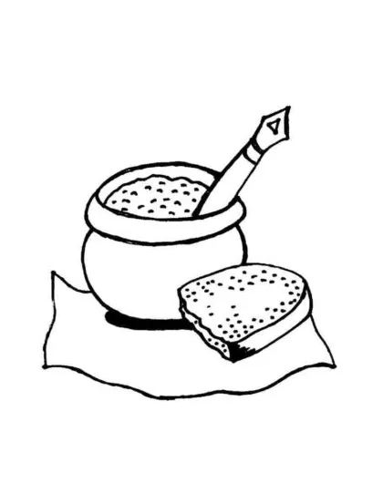 Oatmeal Coloring Pages