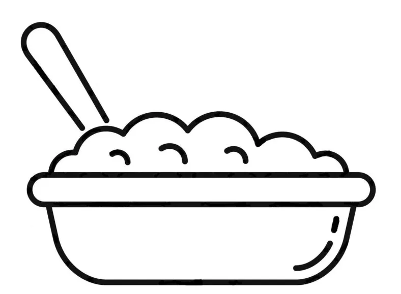 Oatmeal Coloring Pages