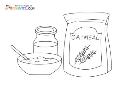 Oatmeal Coloring Pages