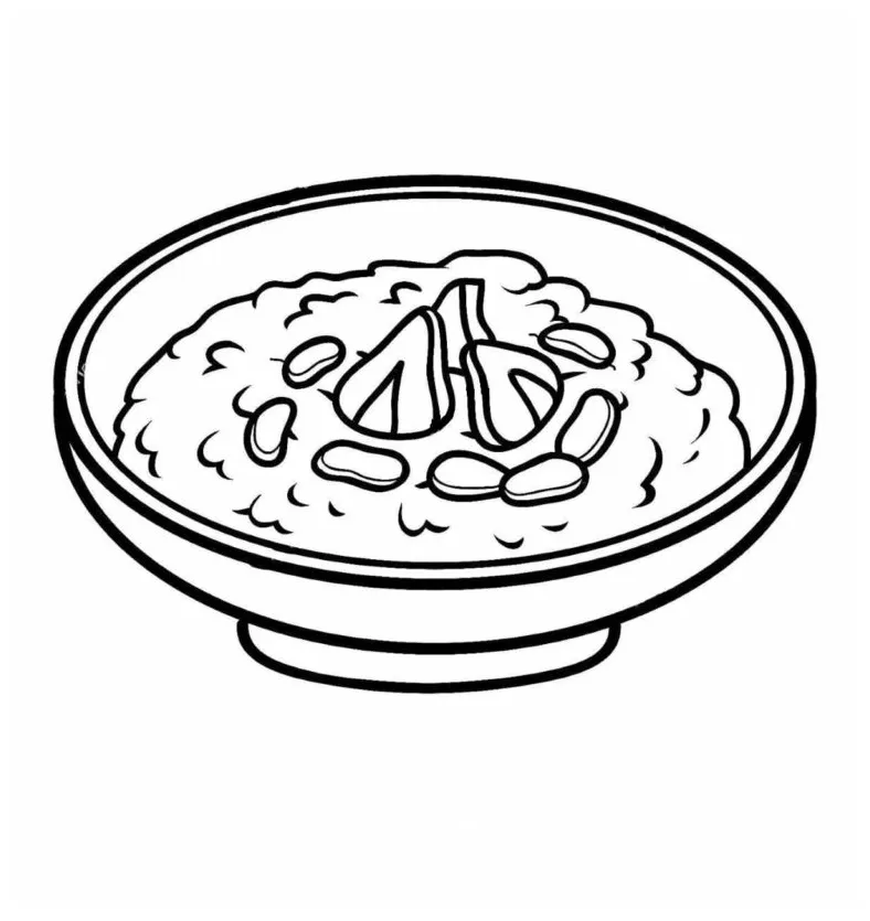 Oatmeal Coloring Pages