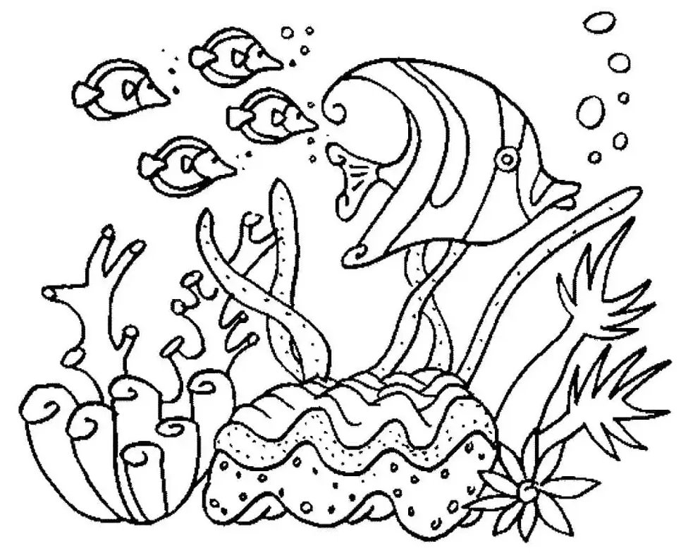 Printable ocean coloring page free printable coloring pages for kids