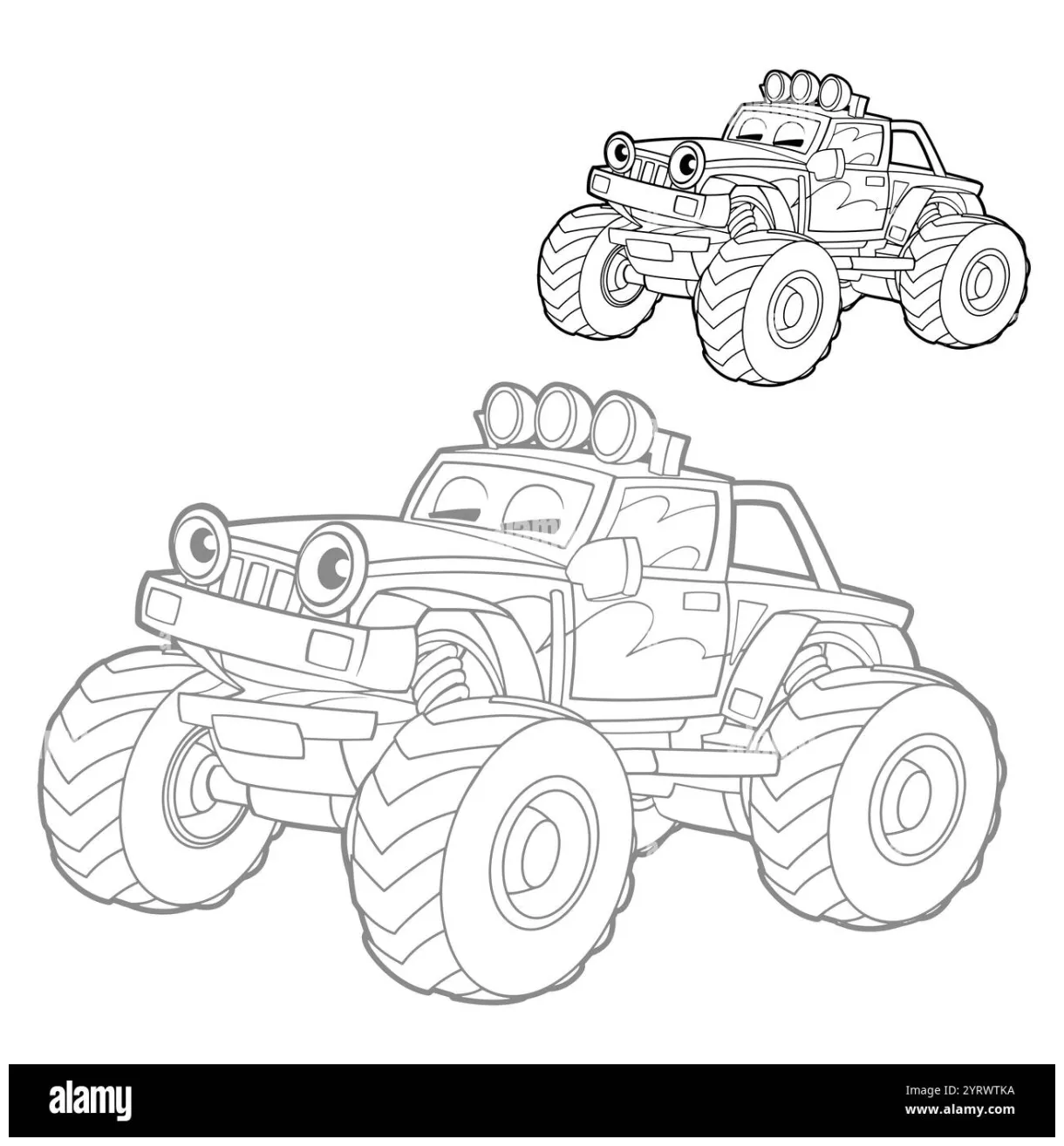 Coloring page off road police car vehicle coloring page sketch
