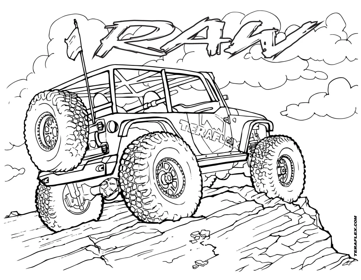 Off road coloring pages coloring home