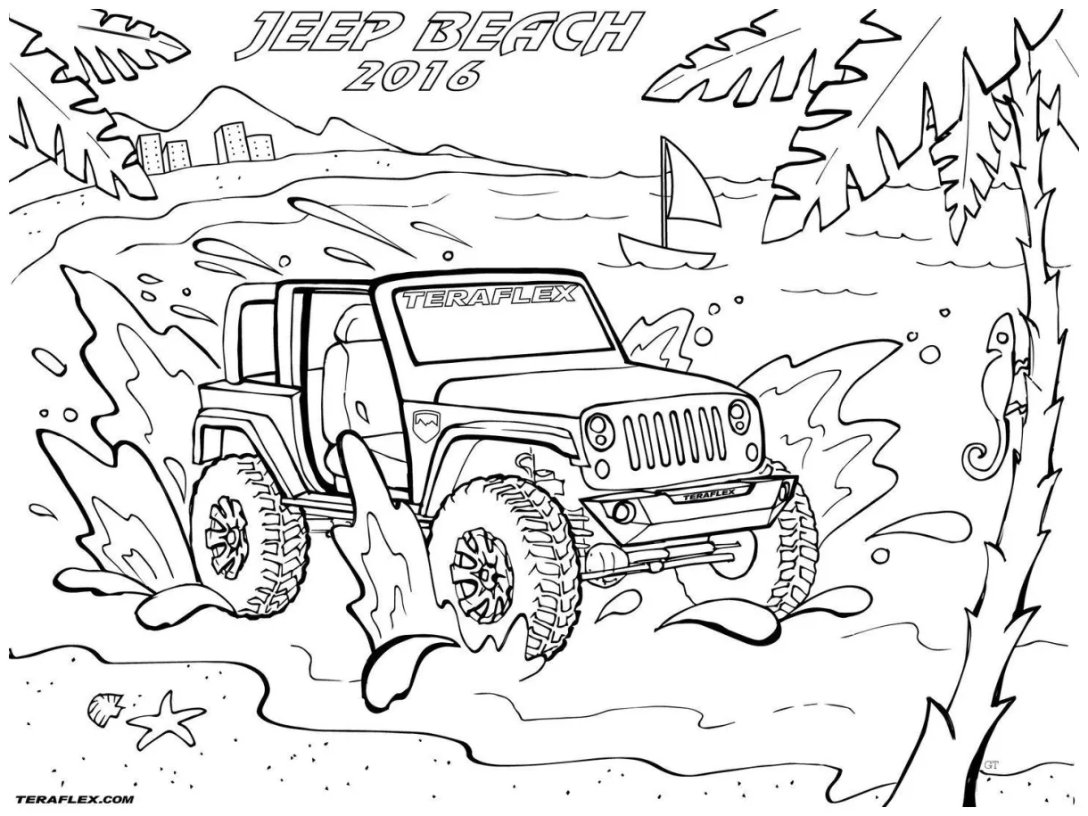 Off road coloring pages coloring home