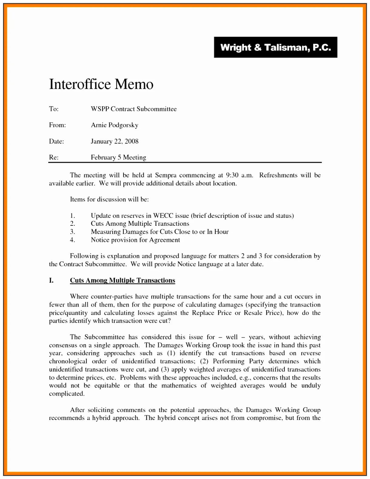 What is meant by at nora weeks blog