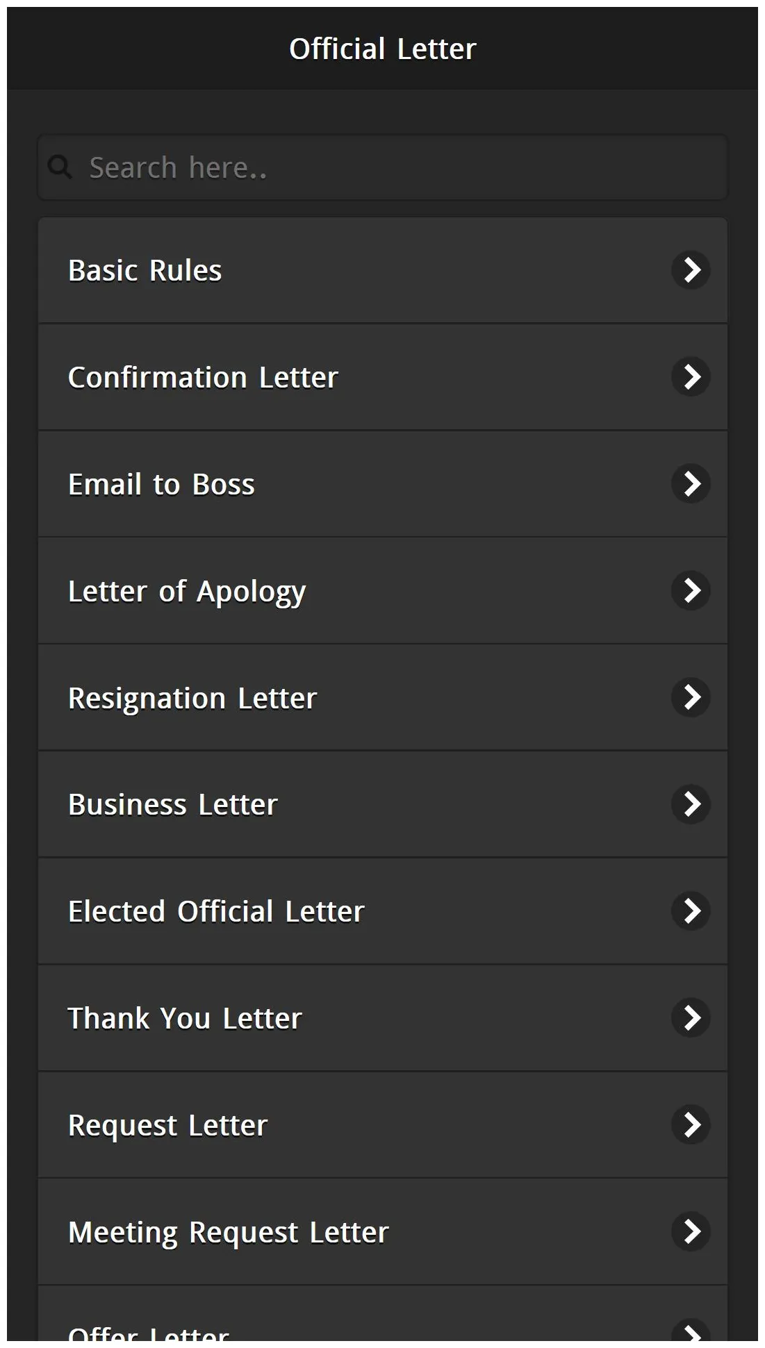 Letter writing sample apk for android download