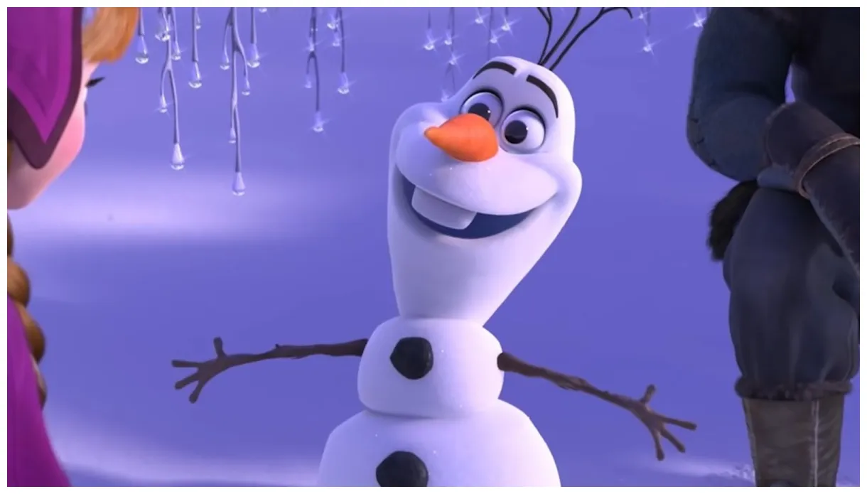 Who plays olaf in frozen and how did portraying him deeply affect the