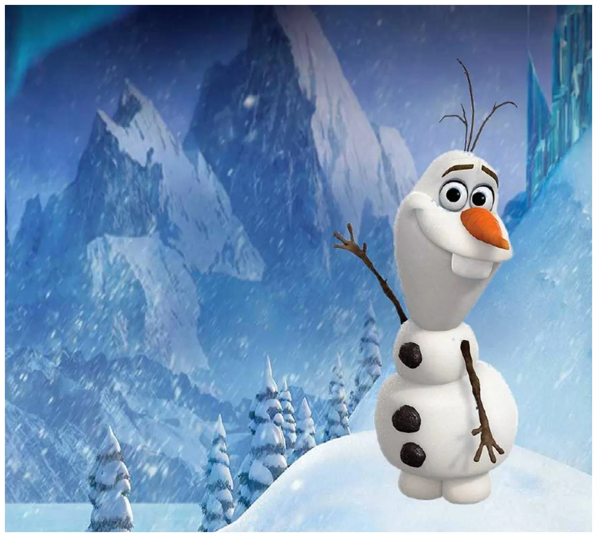 Frozen olaf printable coloring page