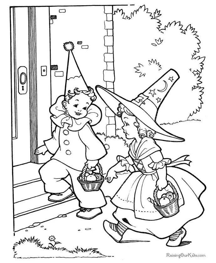 Vintage Coloring Book Pages - Coloring Home