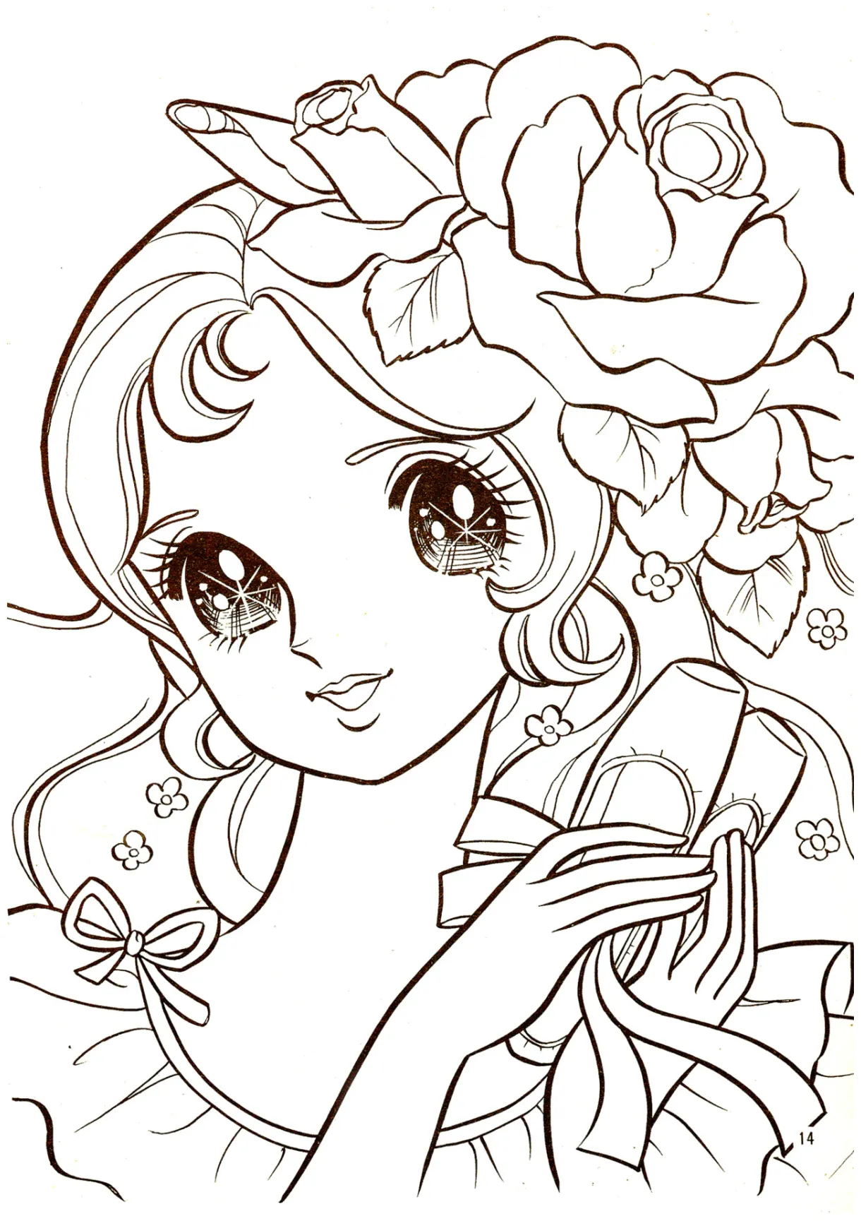 Vintage Coloring Book Pages - Coloring Home