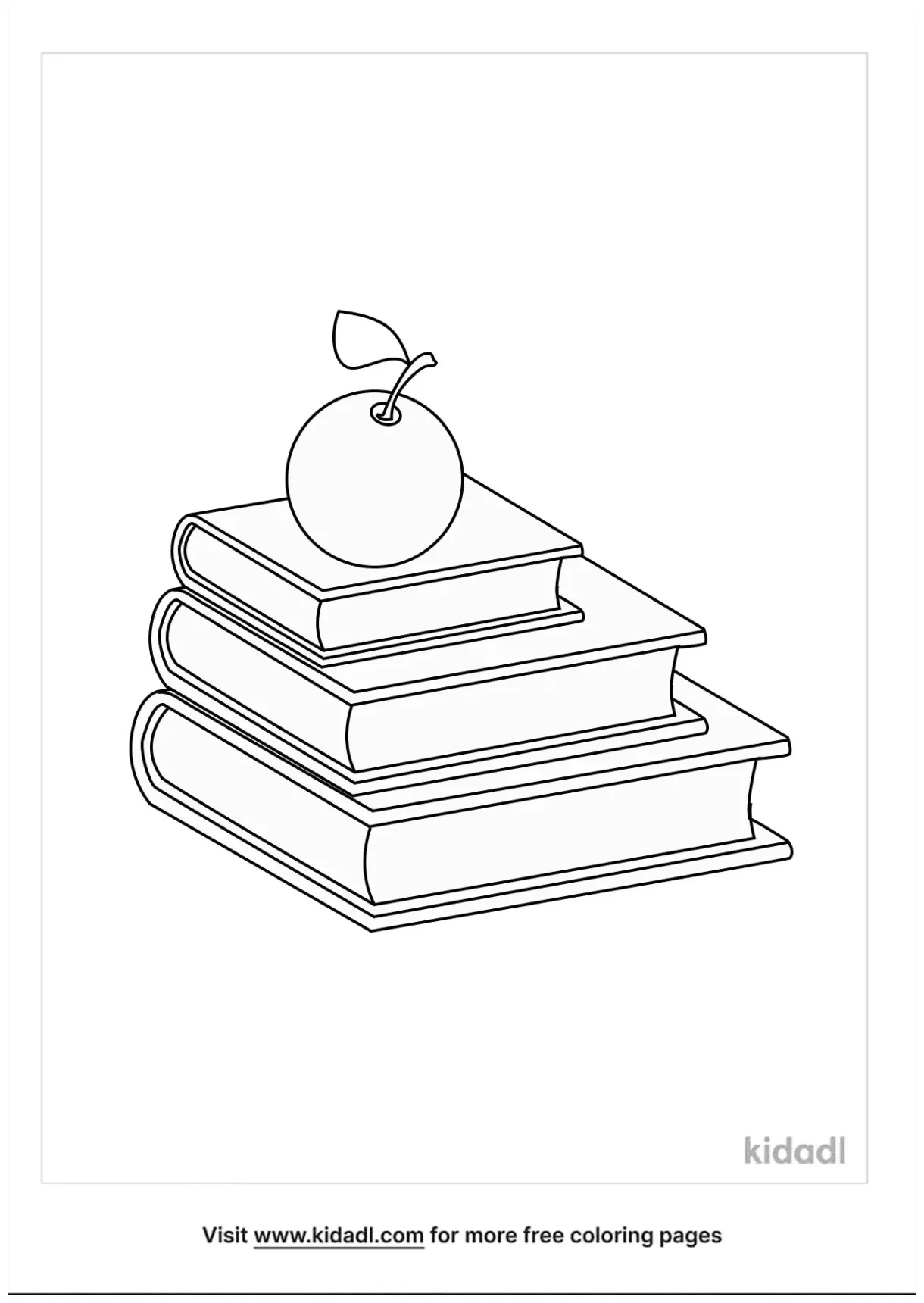 Stack of coloring books coloring pages