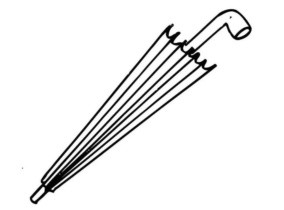 Umbrella coloring pages free printable coloring pages for kids