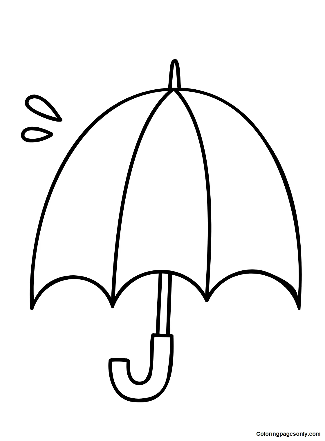 Umbrella s coloring page free printable coloring pages