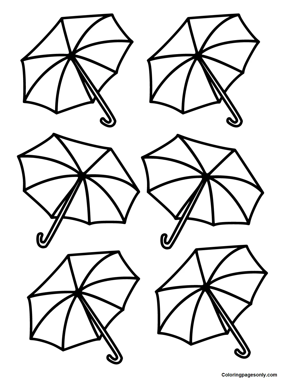 60 umbrella coloring pages coloringpagesonly