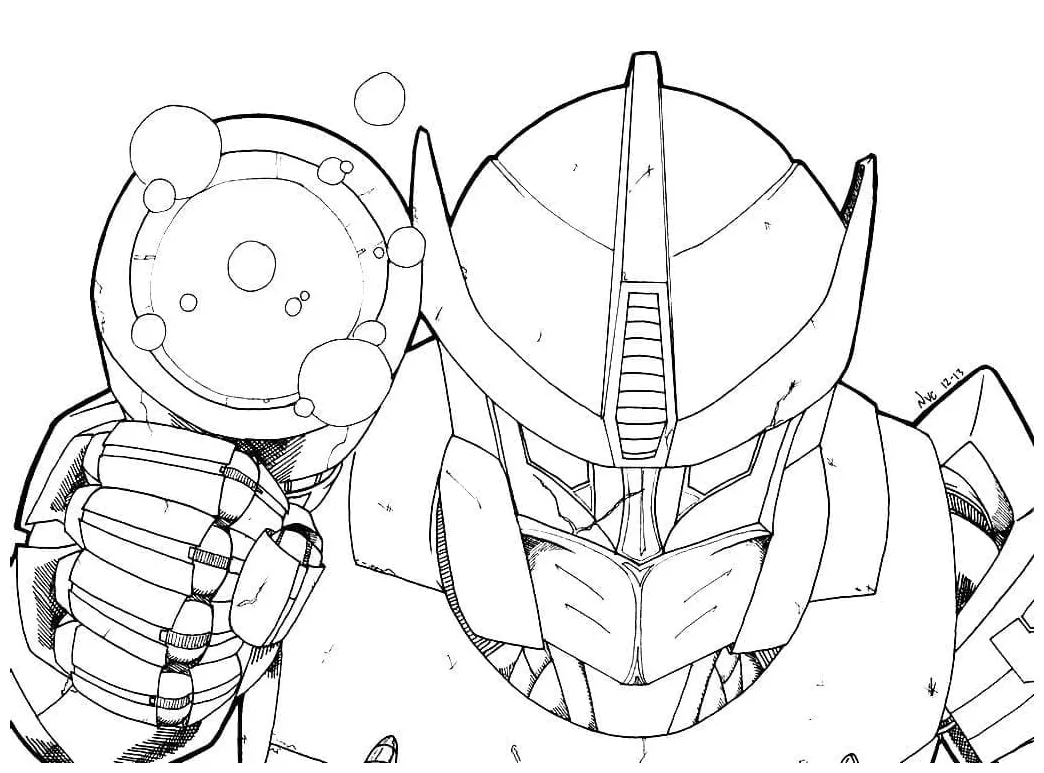 Free optimus prime coloring page download, print or color printable coloring page