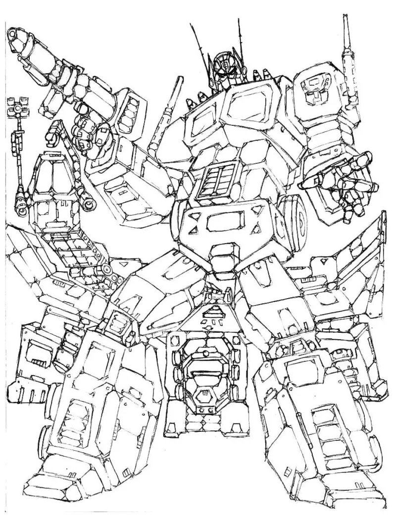 Optimus prime coloring pages 120 free coloring pages