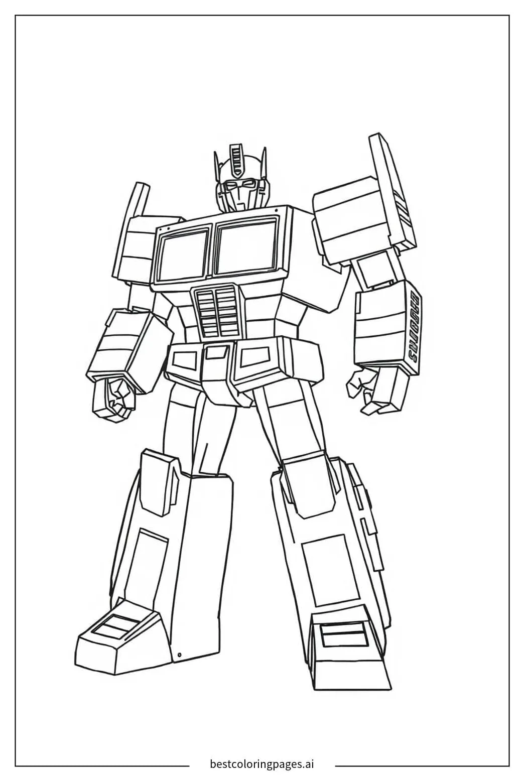 18 optimus prime coloring pages free pdf & png printable