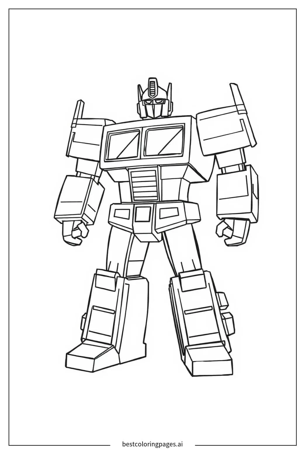 18 optimus prime coloring pages free pdf & png printable