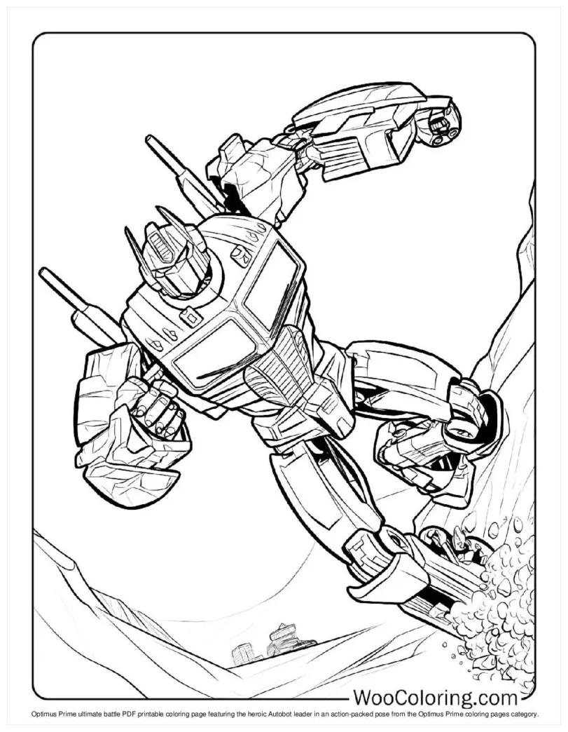 100+ optimus prime coloring pages free pdf to print woo coloring