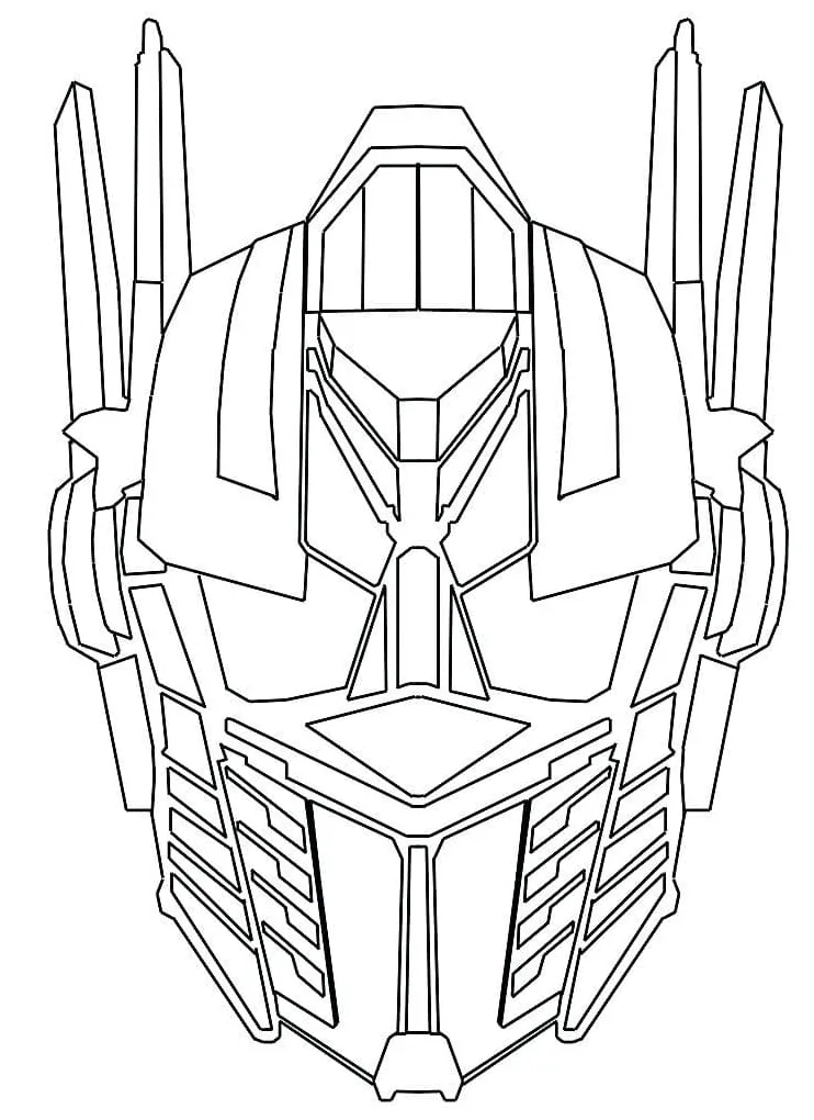 Optimus prime truck coloring pages